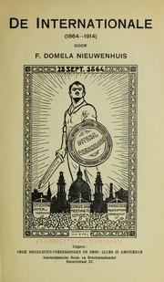 Cover of: De Internationale (1864-1914)