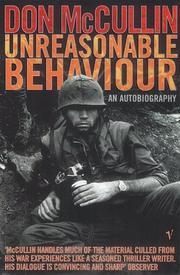 Unreasonable Behaviour by Don McCullin      