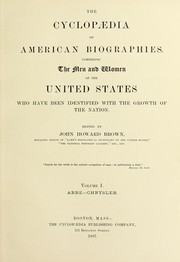 Cover of: Cyclopaedia of American biography