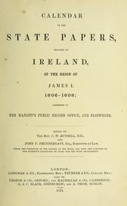 Cover of: Calendar of State Papers relating to Ireland of the reign of James I.