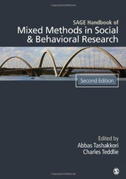 Cover of: Sage handbook of mixed methods in social & behavioral research. - 2. edición by 