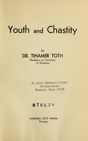 Cover of: Youth and chastity.