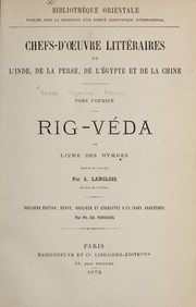 Cover of: Rig-véda; ou, Livre des hymnes