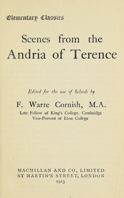 Cover of: Scenes from the Andria of Terence by Publius Terentius Afer