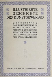 Cover of: Illustrierte geschichte des Kunstgewerbes