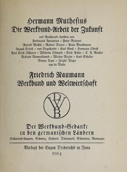 Cover of: Die Werkbund-Arbeit der Zukunst