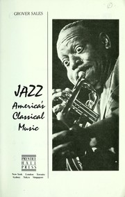 Cover of: Jazz : America's classical music by 