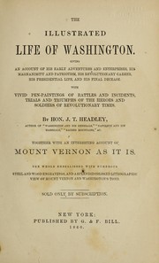 Cover of: Illustrated life of Washington