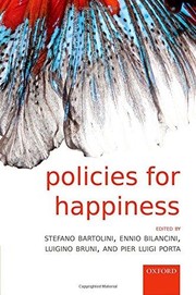 Cover of: POLICIES FOR HAPPINESS