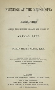 Cover of: Collected works by Philip Henry Gosse