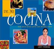 Cover of: De mi cocina by Lucy Pereda