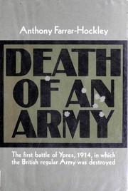 Cover of: Death of an army | Anthony H. Farrar-Hockley