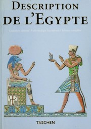 Cover of: Description de l'Egypte