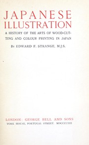 Cover of: Japanese illustration by Edward Fairbrother Strange, Edward Fairbrother Strange