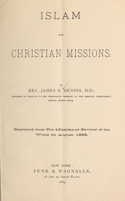 Cover of: Islam and Christian missions by James S. Dennis