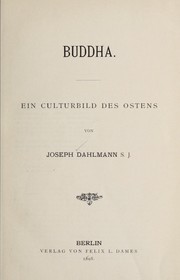 Cover of: Buddha. by Dahlmann, Joseph