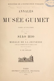 Cover of: La Siao hio; ou, Morale de la jeunesse, avec le commentaire de Tchen-Siuen by Hsi Chu