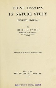 Cover of: First lessons in nature study by Edith M. Patch