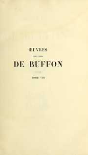 Cover of: Œuvres complètes de Buffon avec la nomenclature Linnéenne et la classification de Cuvier