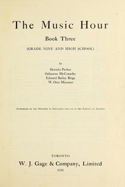 Cover of: The music hour by Osbourne McConathy, Shirley Kite