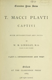 Cover of: T. Macci Plauti Captivi