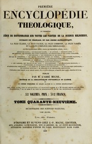 Cover of: Dictionnaire des sciences occultes ...