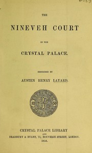 Cover of: The fine arts' courts in the Crystal Palace