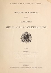 Cover of: Buddhistische Studien by Albert Gru nwedel