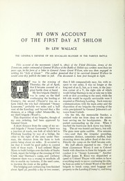 Cover of: My own account of the first day at Shiloh
