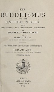 Cover of: Der Buddhismus und seine Geschichte in Indien: Eine Darstellung der Lehren und Geschichte der ...