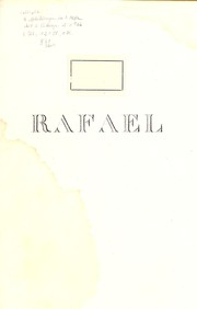 Cover of: Rafael Sanzio aus Urbino