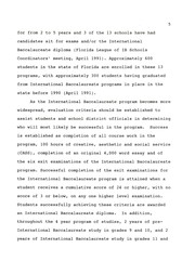 Extent to which selected variables predict success among International Baccalaureate students by Constance R. Torre-Halscott