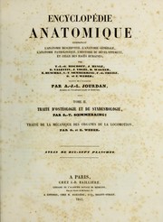 Cover of: Trait©♭ d'ost©♭ologie et de syndesmologie
