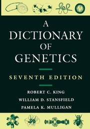 Cover of: A dictionary of genetics. - 7. ed.