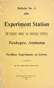 Cover of: Fertilizer experiments on cotton