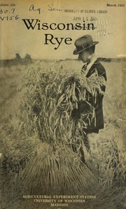 Cover of: Wisconsin rye