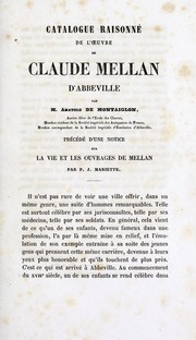 Catalogue raisonné de l'oeuvre de Claude Mellan d'Abbeville by Montaiglon, Anatole de