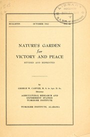 Cover of: Nature's garden for victory and peace