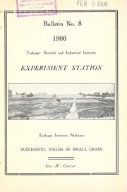 Successful yields of small grain by George Washington Carver