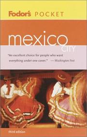Cover of: Fodor's Pocket Mexico City (3rd Edition) by Fodor's