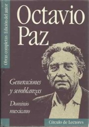Cover of: Generaciones y semblanzas - Dominio Mexicano