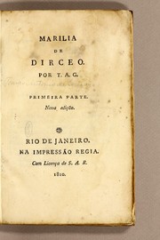 Cover of: Marilia de Dirceo by Tomás Antônio Gonzaga