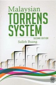 Cover of: Malaysian Torrens System