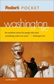 Cover of: Fodor's Pocket Washington, D.C., 12th Edition (Pocket Guides)