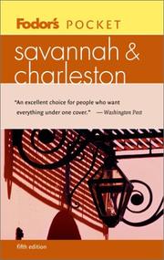 Cover of: Fodor's Pocket Savannah and Charleston, 5th Edition