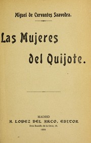 Cover of: Las mujeres del Quijote