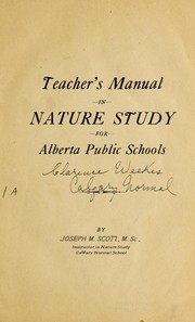 Cover of: Teacher's manual in nature study for Alberta schools