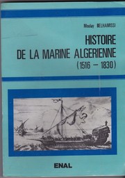 Cover of: Histoire de la marine algérienne, 1516-1830