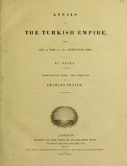 Cover of: Annals of the Turkish Empire, from 1591 to 1659 ...