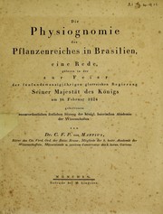 Cover of: Die Physiognomie des Pflanzenreiches in Brasilien ...